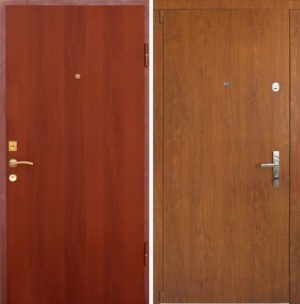 Входная металлическая дверь ламинат с обеих сторон СП010